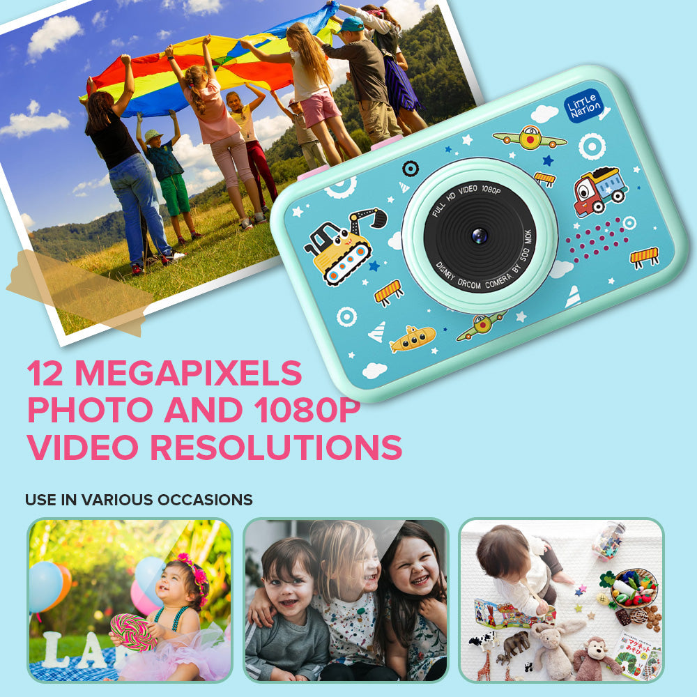 Kids Camera Mint Green