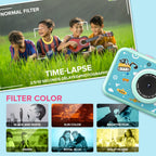 Kids Camera Mint Green