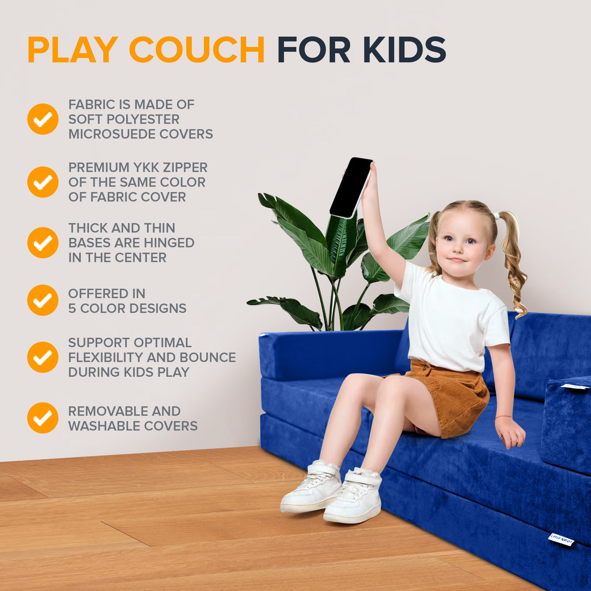 Play Couch Grand- Dark Blue