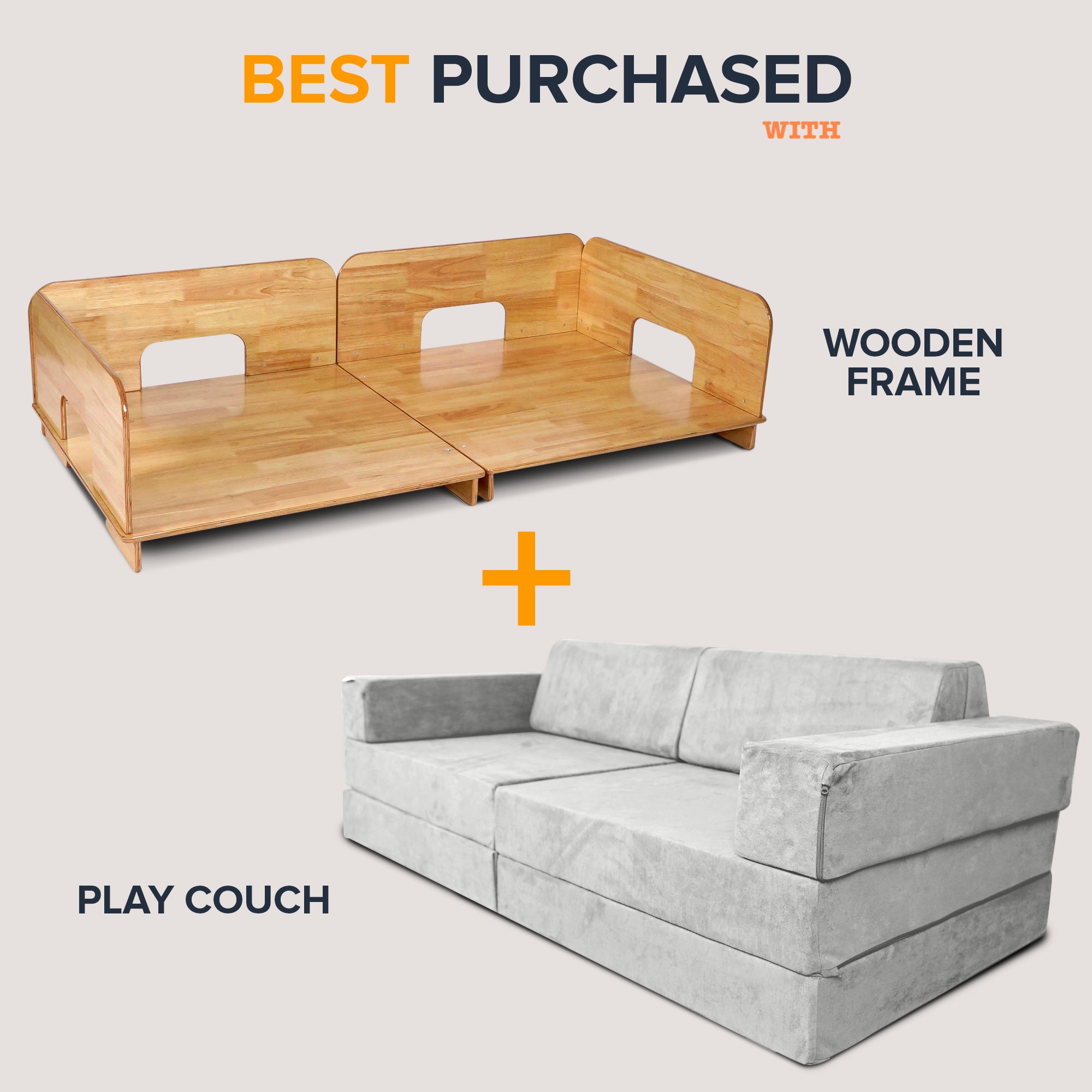Play Couch Grand - Light Grey