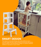 Oscar Learning Tower – Wooden Kitchen Helper Tower