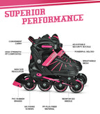 Roller Blades In-Line Skate Pink Medium (9 13 yo)