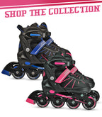 Roller Blades In-Line Skate Pink Medium (9 13 yo)