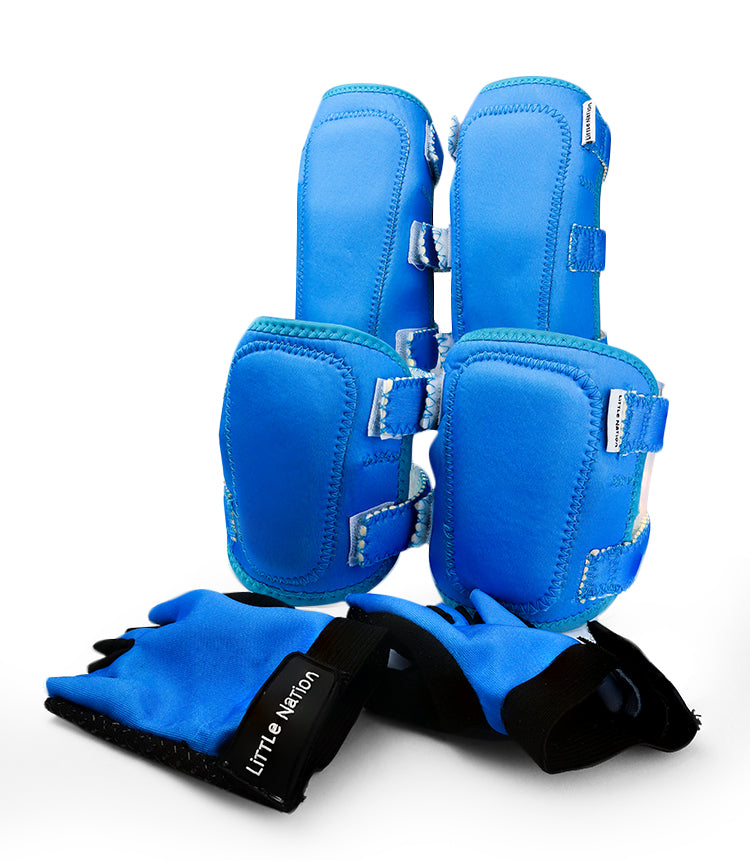 Kids Protective Gear Set Elbow Knee Pads and Gloves