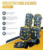 Kids Protective Gear Set Elbow Knee Pads and Gloves