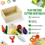 Play Pretend Cutting Vegetables