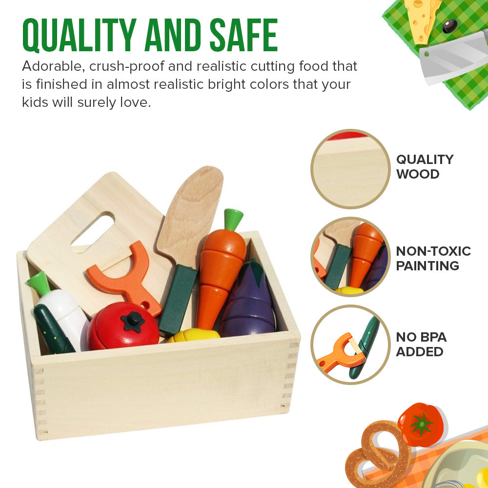 Play Pretend Cutting Vegetables