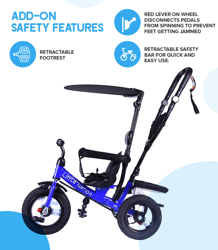 Push Trike Deluxe - Blue