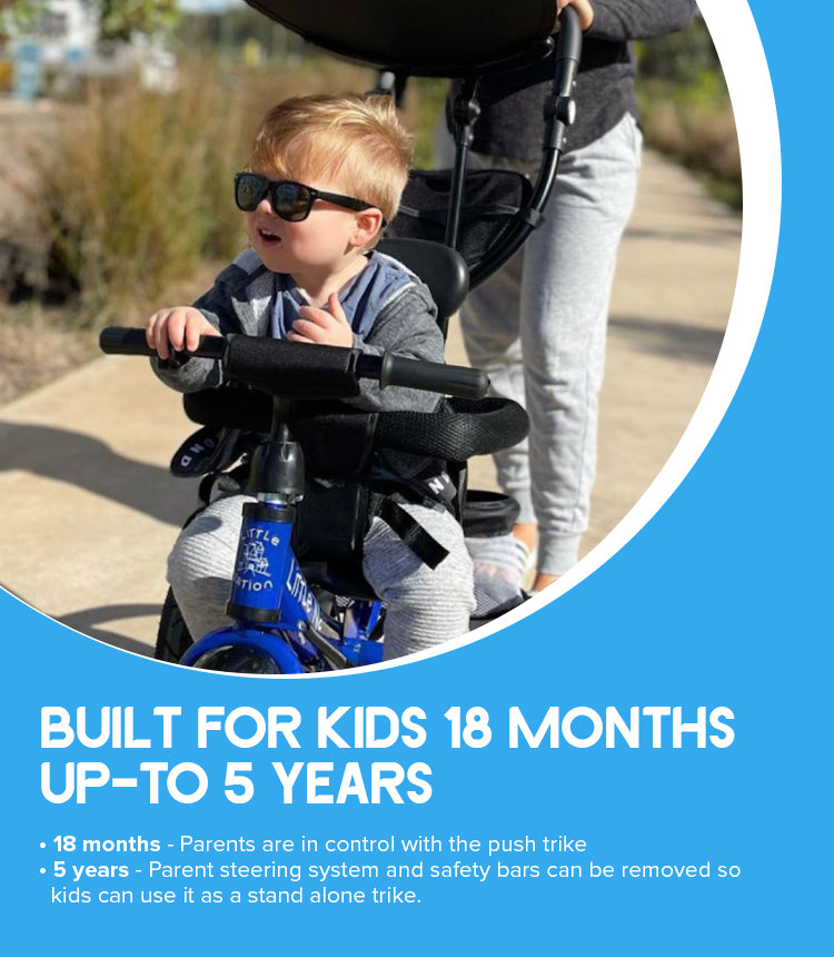 Push Trike Deluxe - Blue