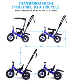Push Trike Deluxe - Blue