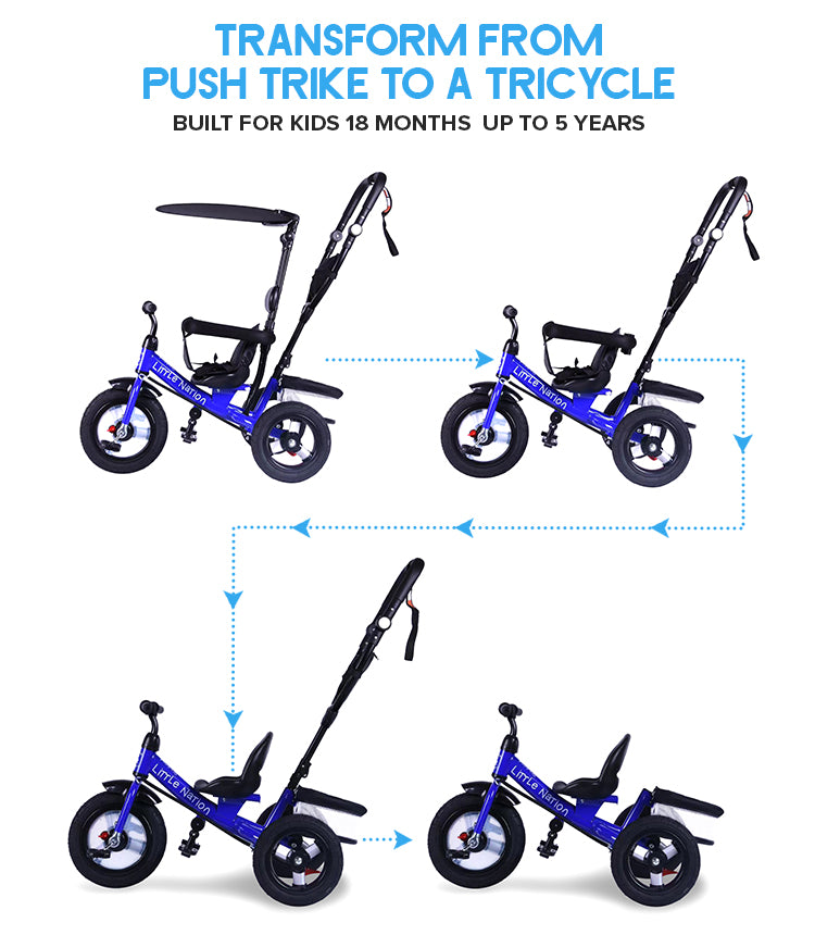 Push Trike Deluxe - Blue