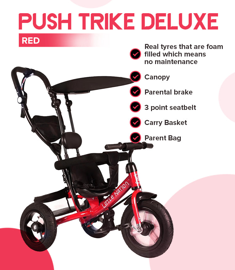Push Trike Deluxe - Red