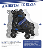 Roller Skate Blue Small (6 8 yo)