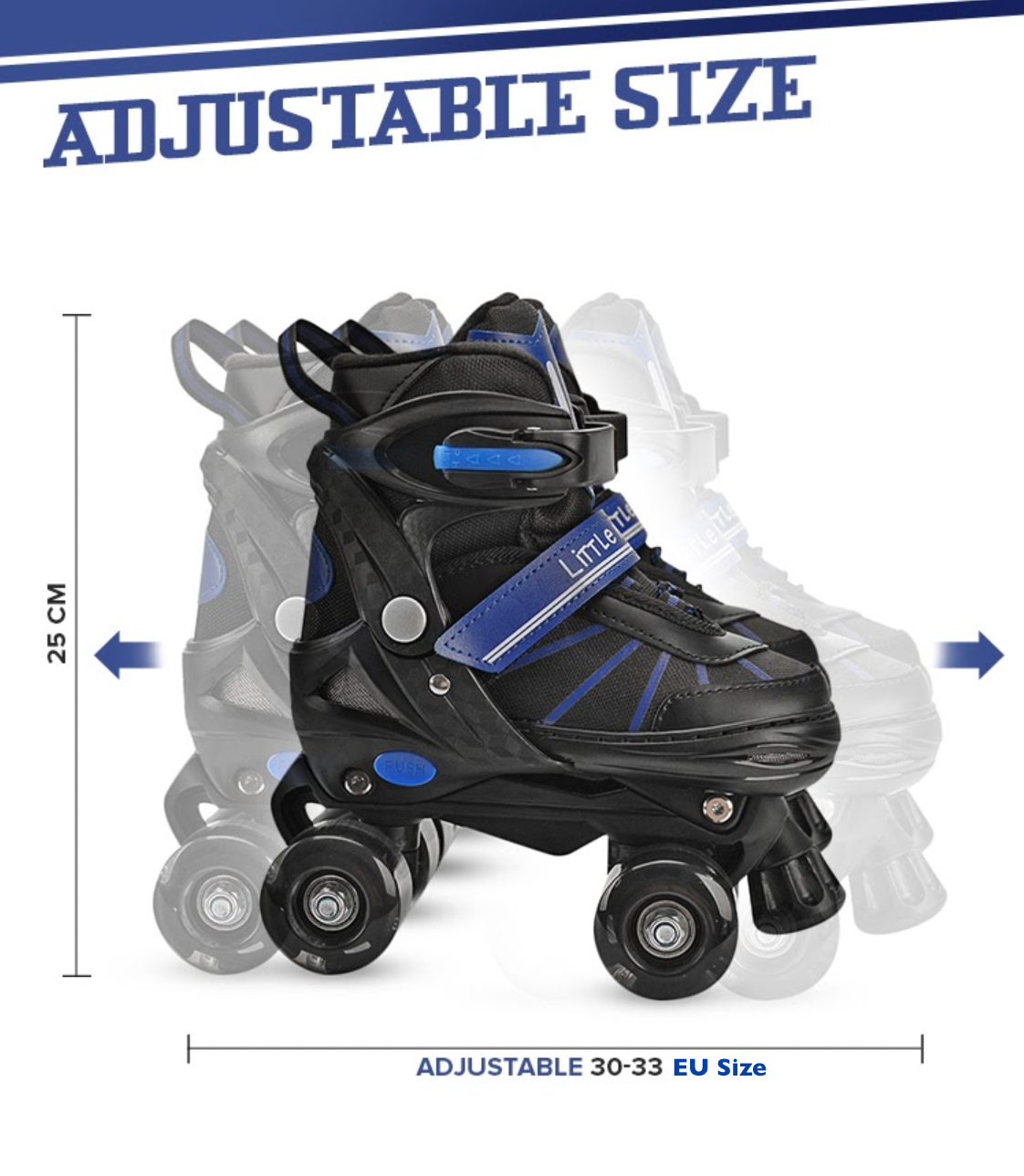 Roller Skate Blue Small (6 8 yo)
