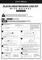 Premium Slackline Kit (50 ft line)