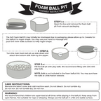 Blue Foam Ball Pit Deluxe (balls not included)