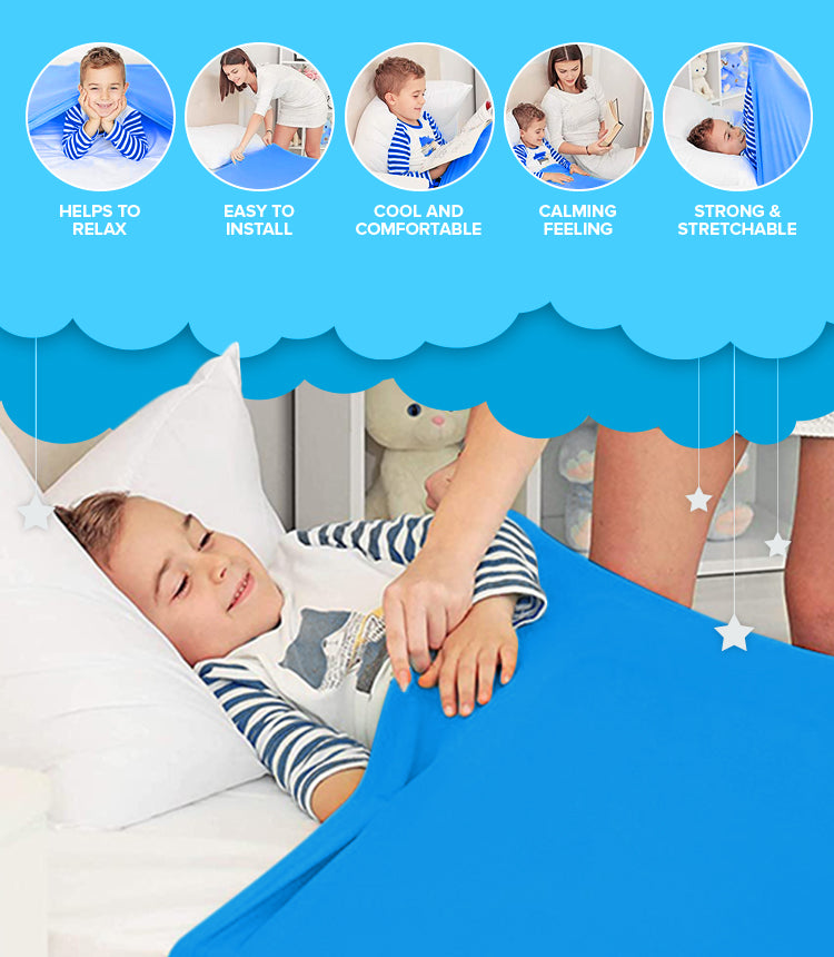 Sensory Compression Blanket Single Size (Blue)