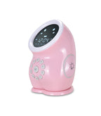 Dino Sleep Training Clock Pink
