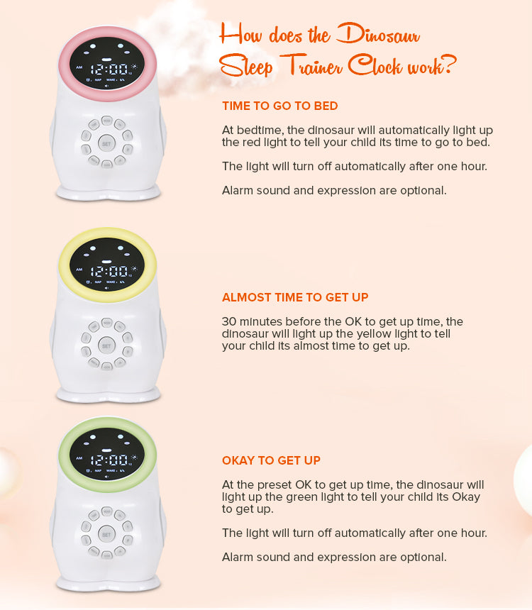 Dino Sleep Trainer White