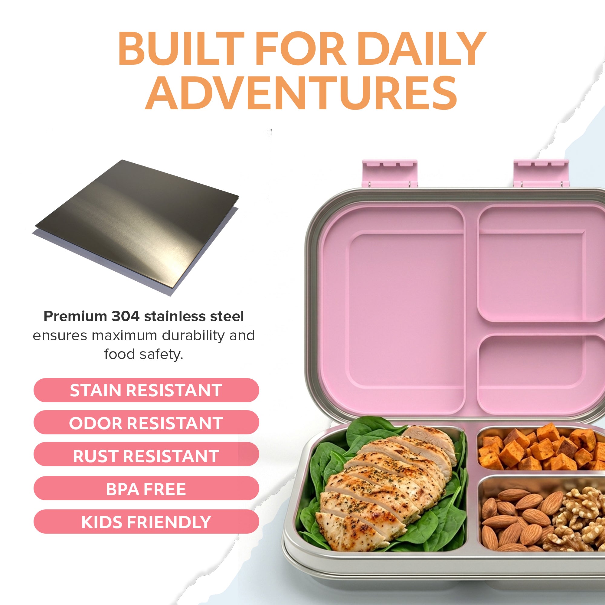 Stainless Steel Bento Lunch Box