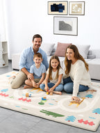 Tatami Rug Soft Touch Mat - Printed Animals