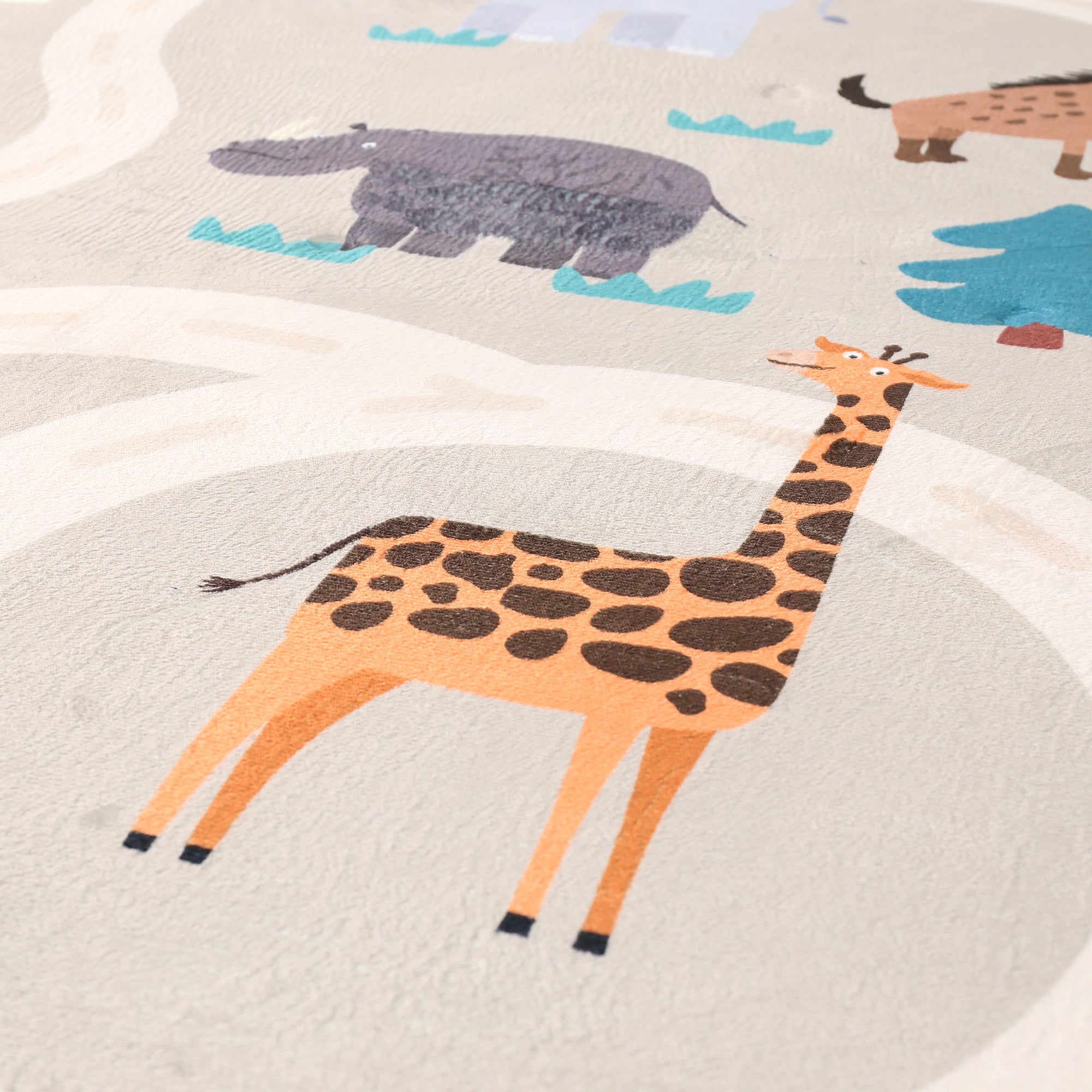 Tatami Rug Soft Touch Mat - Printed Animals