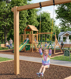 Kids Trapeze Swing with Gym Rings