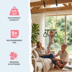 Kids Trapeze Swing with Gym Rings