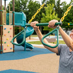Kids Trapeze Swing with Gym Rings