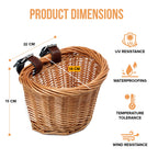 Wicker Basket - 14 inch Bike, Balance Bike, Trike