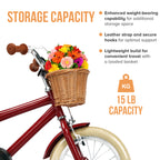 Wicker Basket - 14 inch Bike, Balance Bike, Trike