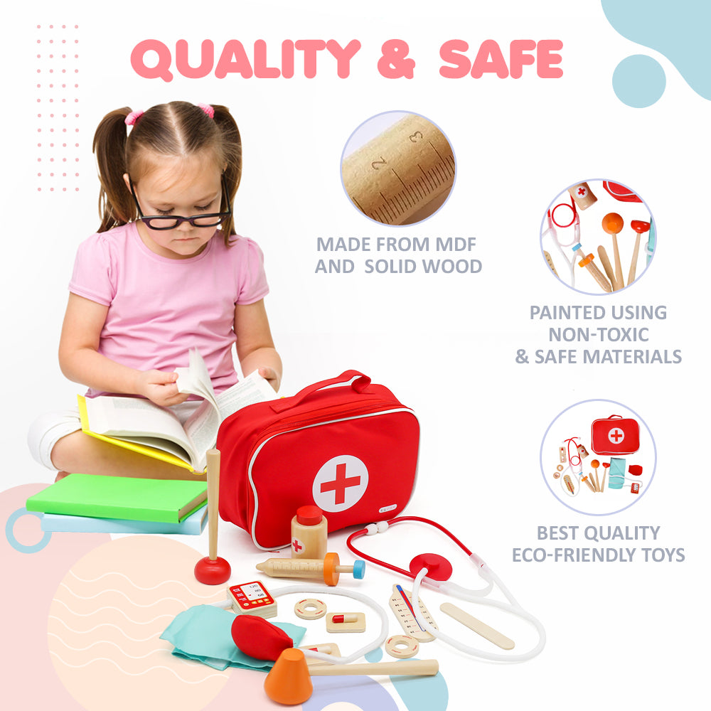 Wooden Doctor Kit