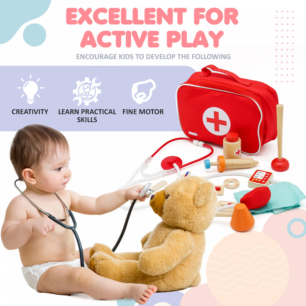 Wooden Doctor Kit