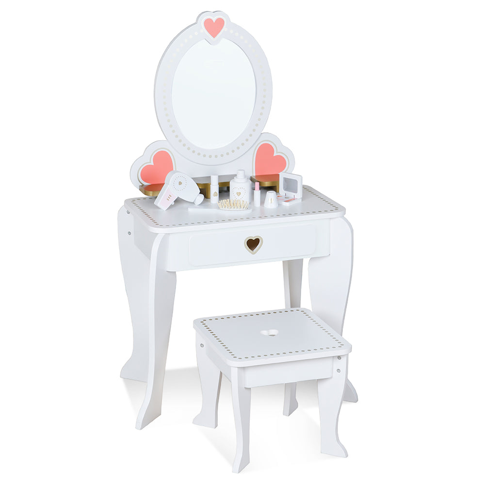 Wooden Dresser Table with Vanity Kit