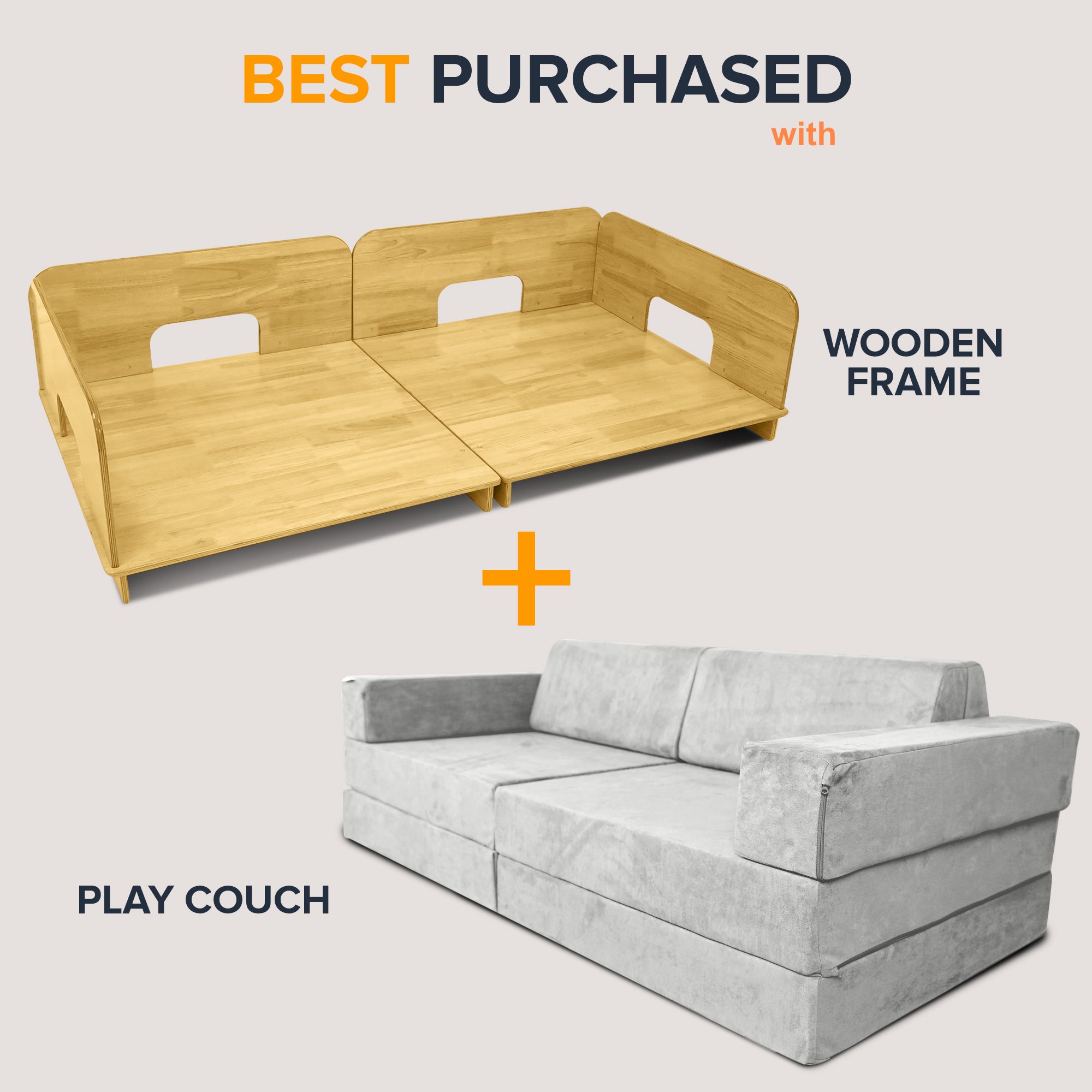 Play Couch Wood Frame