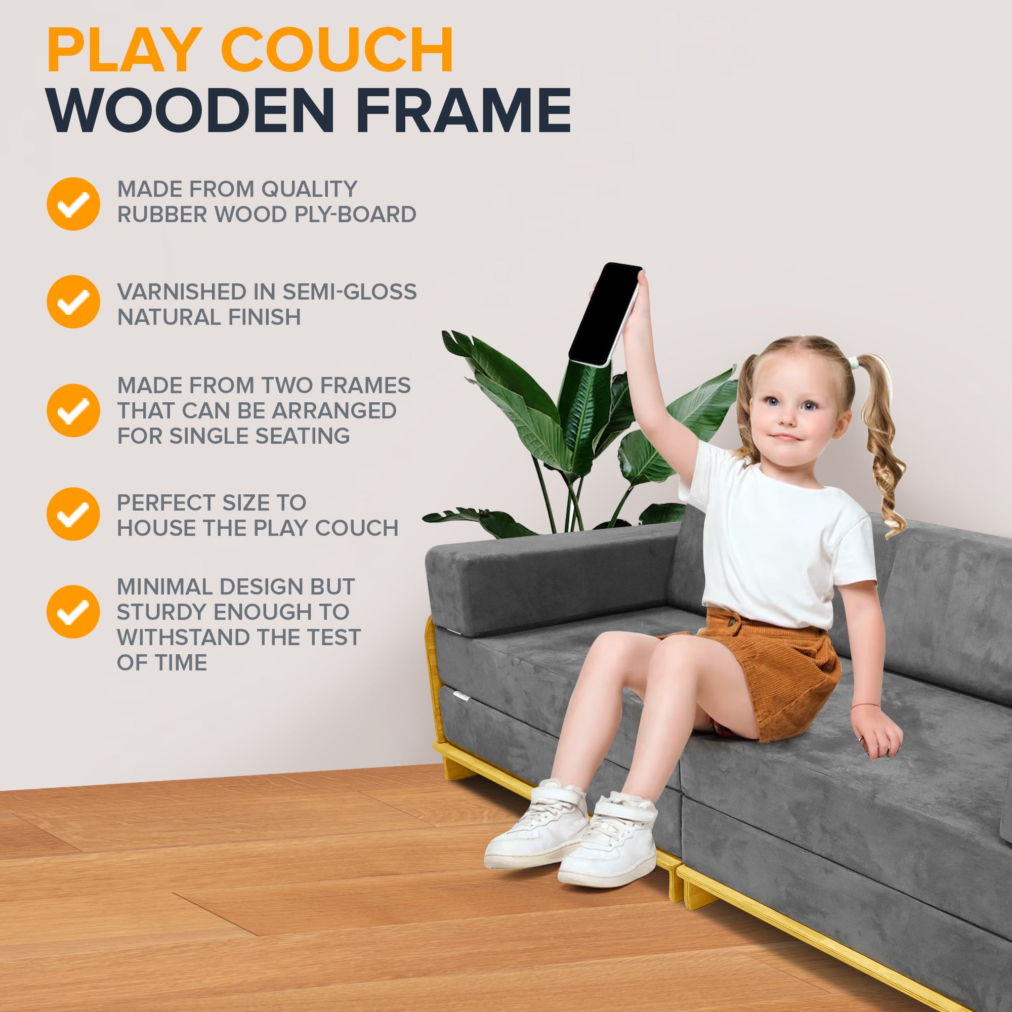 Play Couch Wood Frame