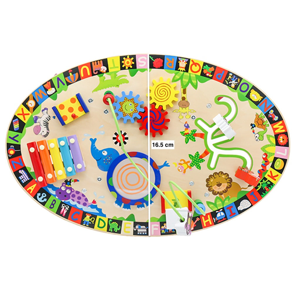 Toddler Activity Table Sensory Board