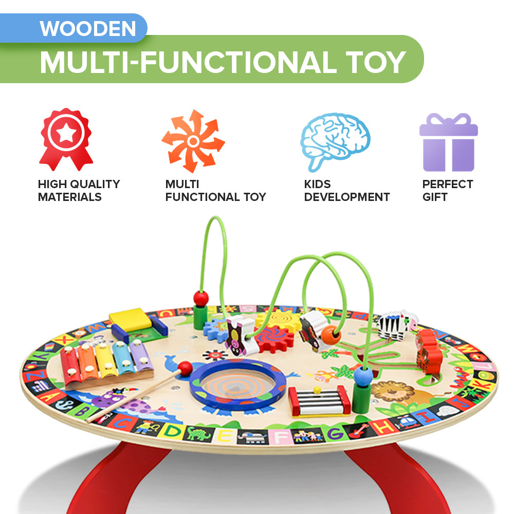 Toddler Activity Table Sensory Board