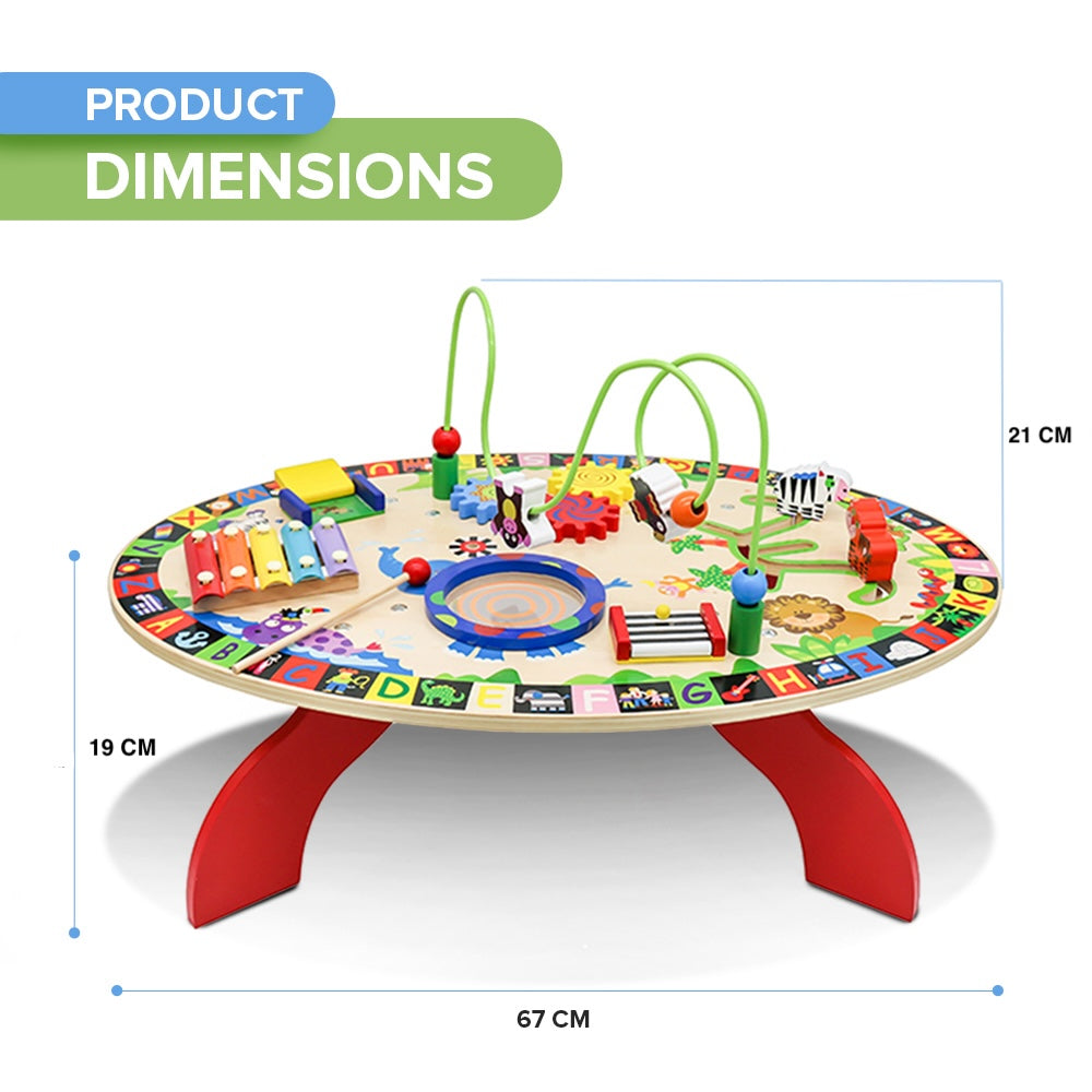 Toddler Activity Table Sensory Board