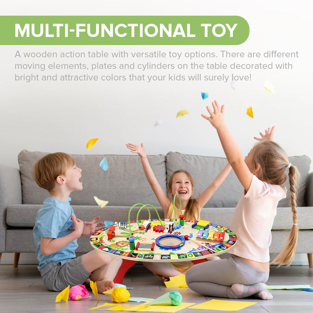 Toddler Activity Table Sensory Board