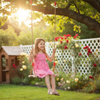 Wood tree swing