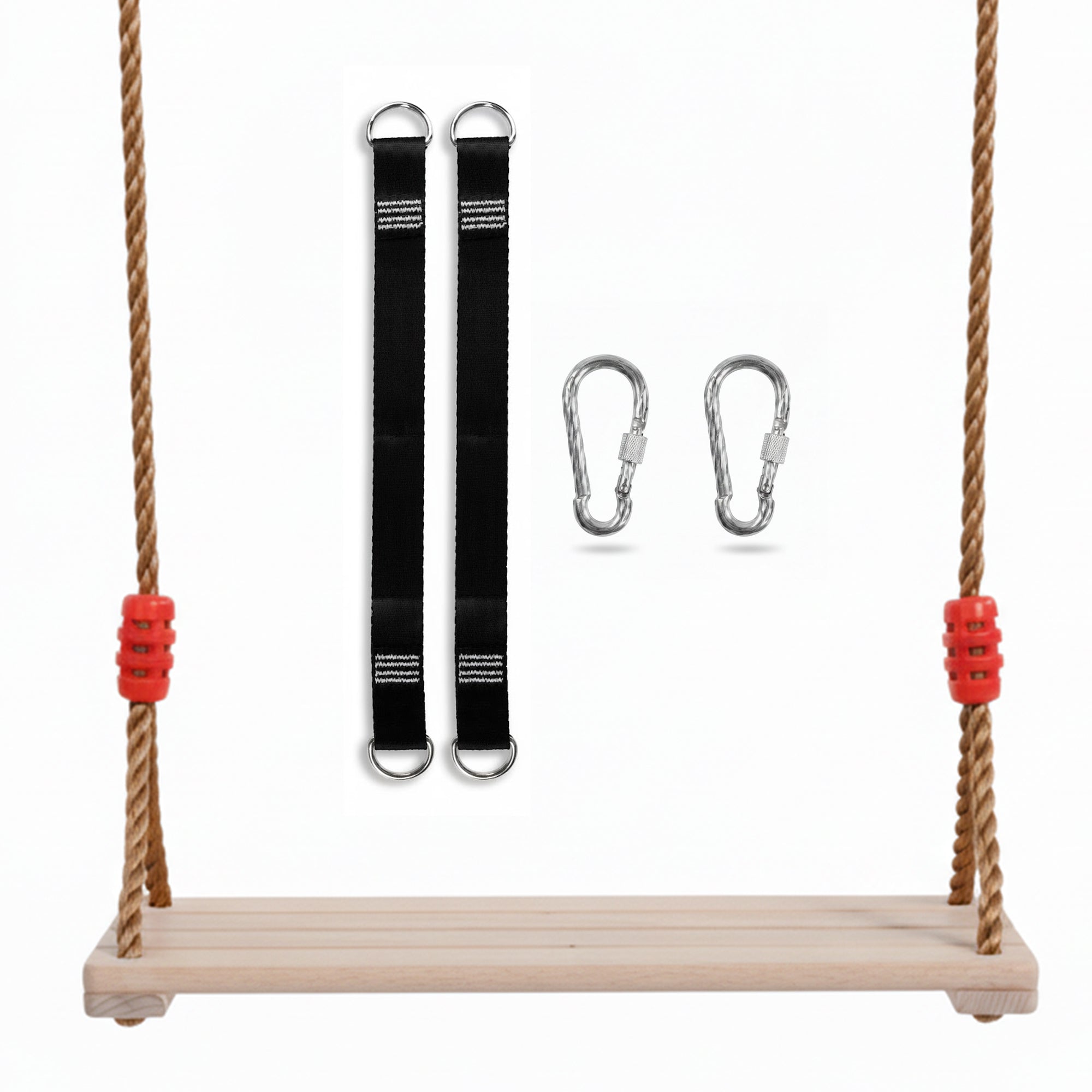Wood tree swing
