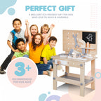 Wooden Work Bench Tool Station