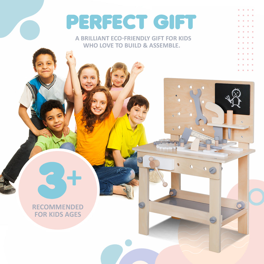 Wooden Work Bench Tool Station