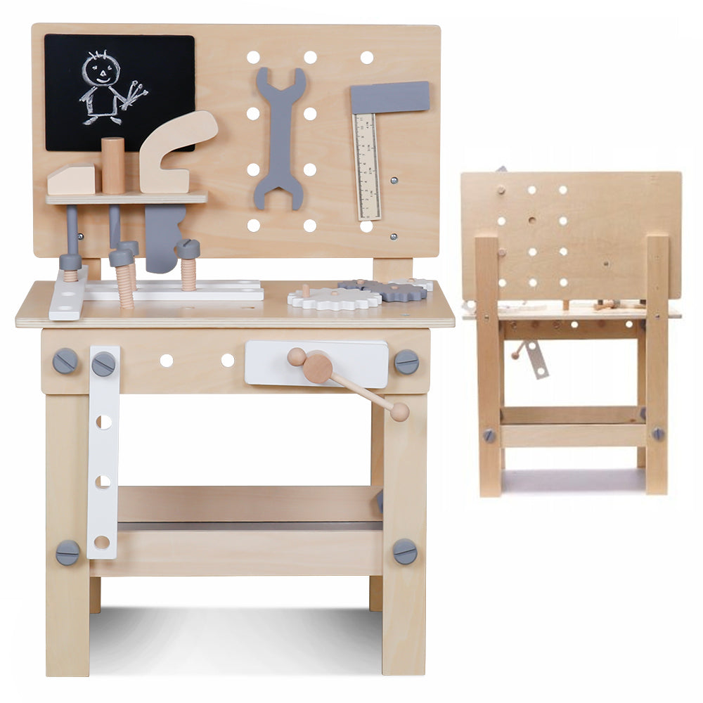 Wooden Work Bench Tool Station