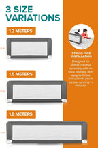 Bedside Safety Rail Guard 1.5 meter