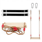 Wood tree swing