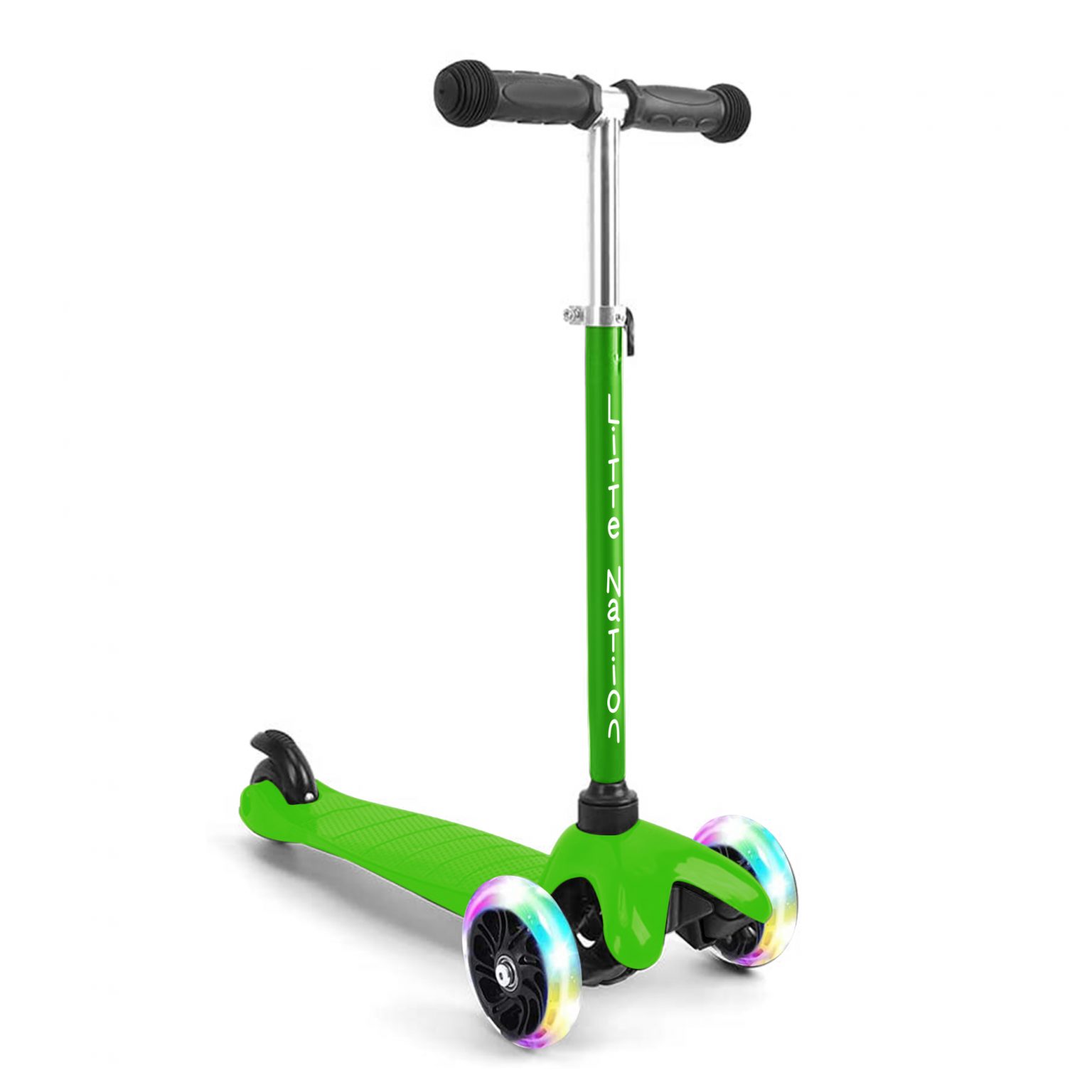 3 Wheel Scooter – Green – Little Nation | Kids Toys, School Accessories ...