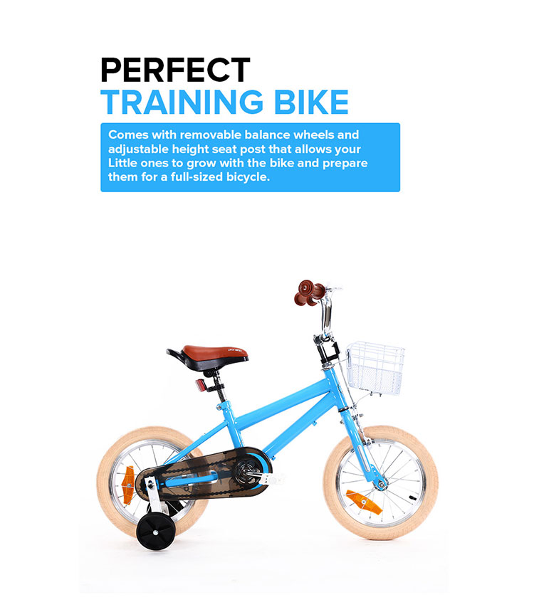 Little cheap blue bike