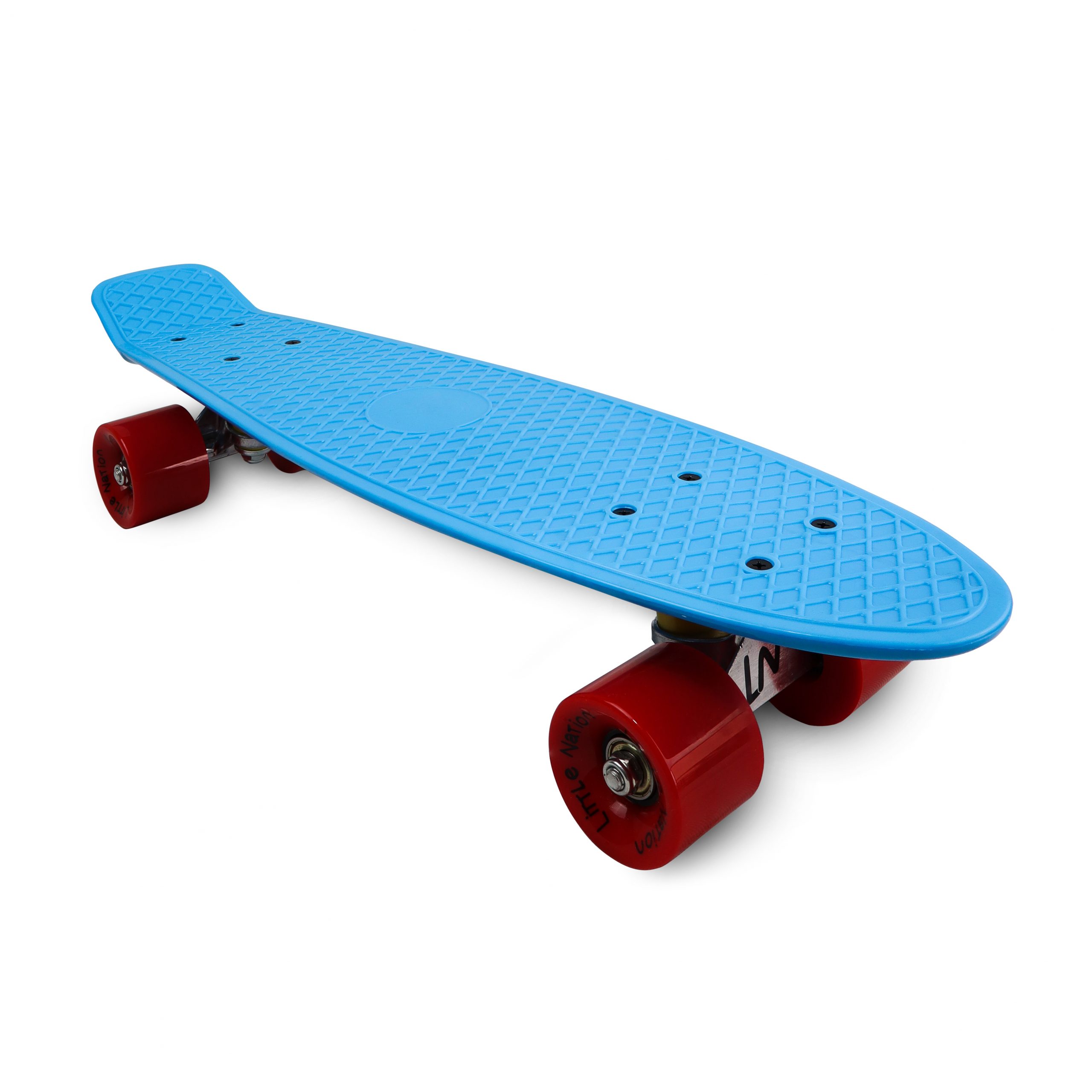Mini Cruiser Skateboard – Blue/Red – Little Nation | Kids Toys, School Electronics | Nation